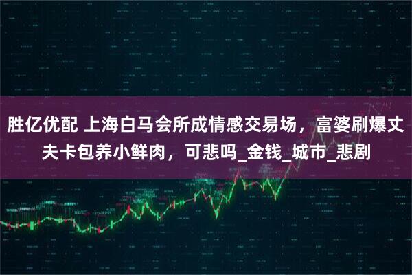 胜亿优配 上海白马会所成情感交易场，富婆刷爆丈夫卡包养小鲜肉，可悲吗_金钱_城市_悲剧